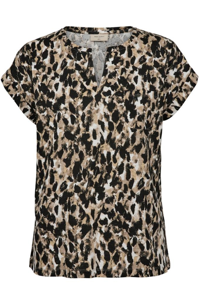 FQVIVA TEE 205752 SIMPLY TAUPE W. BLACK